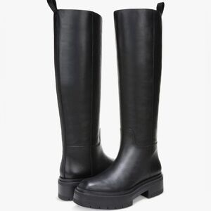 Women's Sam Edelman Larina Black Boots Platform size 6.5